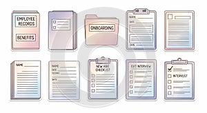 HR documents and forms collection