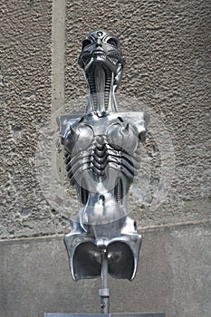 HR Giger sculpture
