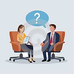 HR Manager Interviewing a Candidate