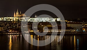 Hradcany and st. vitus cathedral in prague