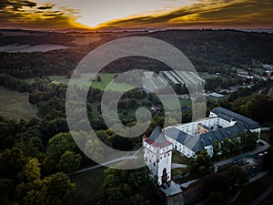 Hradec nad Moravici Castle in Opavia region in Czech republic