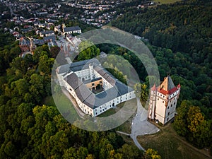 Hradec nad Moravici Castle in Opavia region in Czech republic