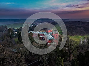 Hradek at Nechanice is a neo-Gothic chateau in west bohemia in Czech Republic