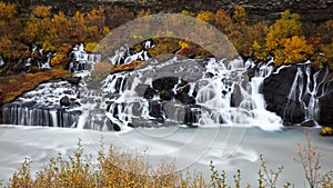 Hraunfossar Falls, Iceland