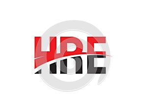 HRE Letter Initial Logo Design Vector Illustration photo