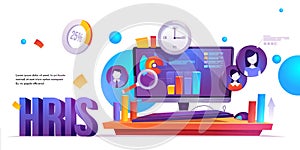 Hris, human resources information system banner