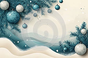 ?hristmas background in soft colors. AI