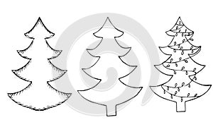 Ð¡hristmas, holiday, New Year decor: Christmas trees,