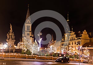 Ð¡hristmas market in Kladno, Czech Republic