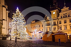 Ð¡hristmas market in Kladno, Czech Republic