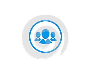 HRM Human Resource Management Icon Template Teamwork Logo template design