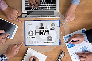 HRM Human Resource Management Strategy Planning Working HRM man