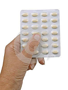 HRT - hormone replacement therapy, isolated photo