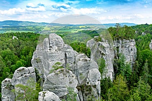 Hruboskalsko Rock City in Czech Republic