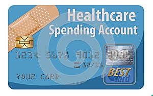 This is a HSA, health care spending account debit card.