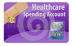 This is a HSA, health care spending account debit card.