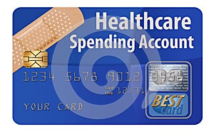 This is a HSA, health care spending account debit card.