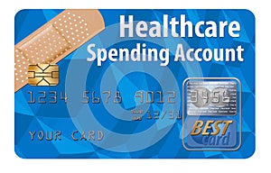 This is a HSA, health care spending account debit card.