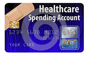 This is a HSA, health care spending account debit card.