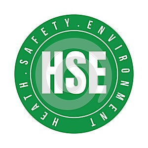 HSE health safety environment symbol icon