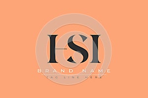 HSI abstract letter logo design