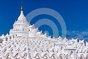 Hsinbyume Pagoda in Mingun, Myanmar