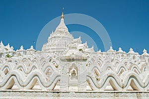 Hsinbyume pagoda the Taj Mahal of Myanmar.