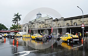 Hsinchu railway station.