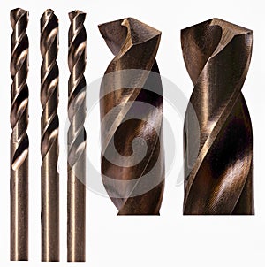 HSS drill bit for making holes in metal