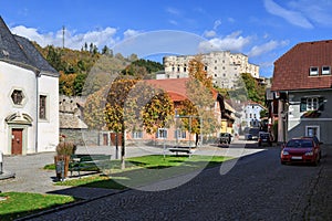 Hstorical center of Gmuend in Kaernten, Austria