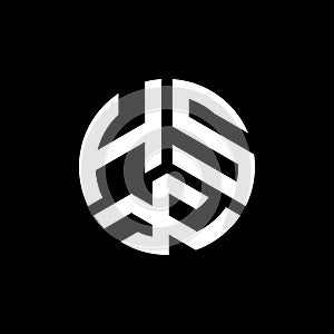 HSX letter logo design on white background. HSX creative initials letter logo concept. HSX letter design