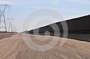 Border Wall between United States and Mexico photo