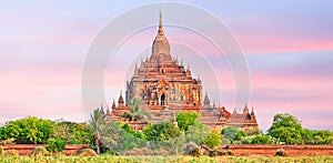 Htilominlo Temple in Bagan. Myanmar.