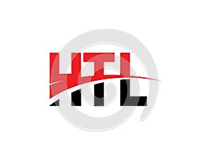 HTL Letter Initial Logo Design Vector Illustration photo