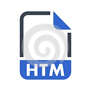 HTM File format icon