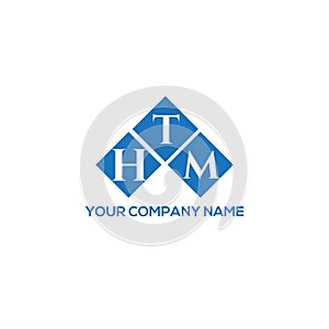 HTM letter logo design on white background. HTM creative initials letter logo concept. HTM letter design