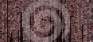 Html or binary code and computer technology concept