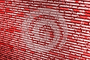 HTML5 in editor for website development.