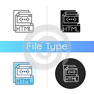 HTML file icon