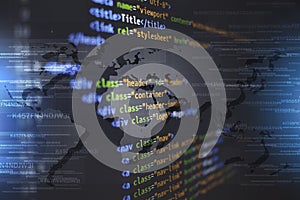 Html front-end web background