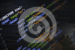 Front-end deleloping website banner