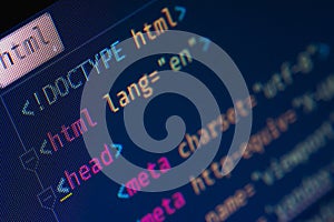 Html header markup, macro