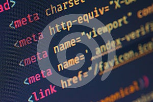Html header markup, macro