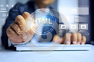 HTML hypertext markup language with programmer