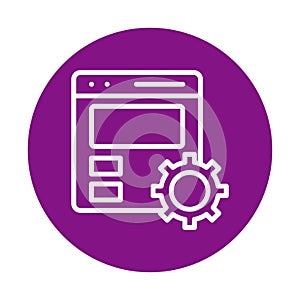 Html Isolated Vector icon which can easily modify or edit