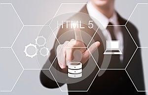HTML Programming Language Web Development Coding Concept