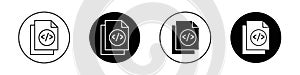 HTML script icon