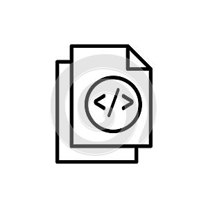HTML script icon