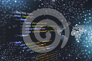 Html web coding computer language