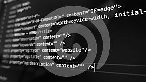 Html web design code for developers and designers.